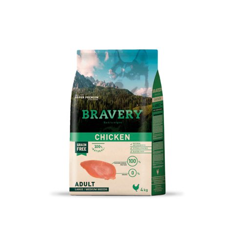 BRAVERY PUPPY LARGE MEDIUM BREEDS CHICKEN