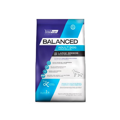 VITALCAN BALANCED PERRO ADULTO RAZA GRANDE