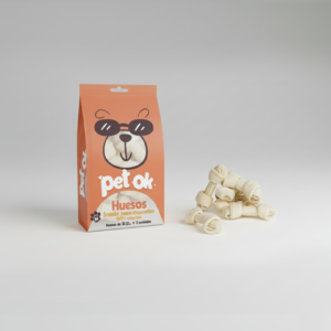 Huesito blanco para perro mediano 3 unidades - PET OK